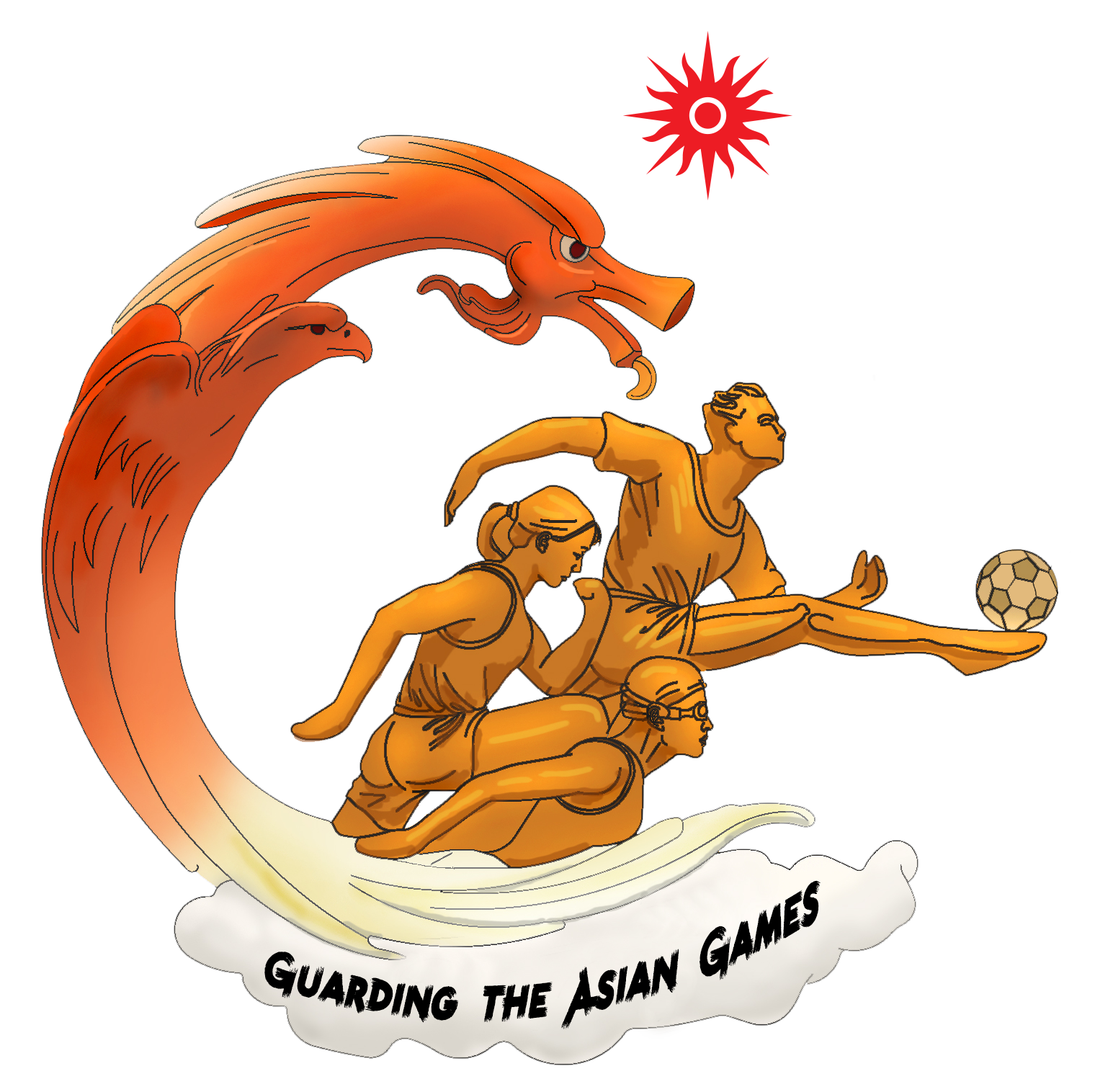 Guarding the Asian Games